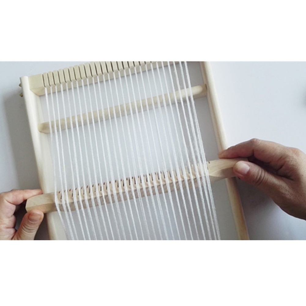 Wooden DIY Weaving Tabletop for Beginner Puzzle