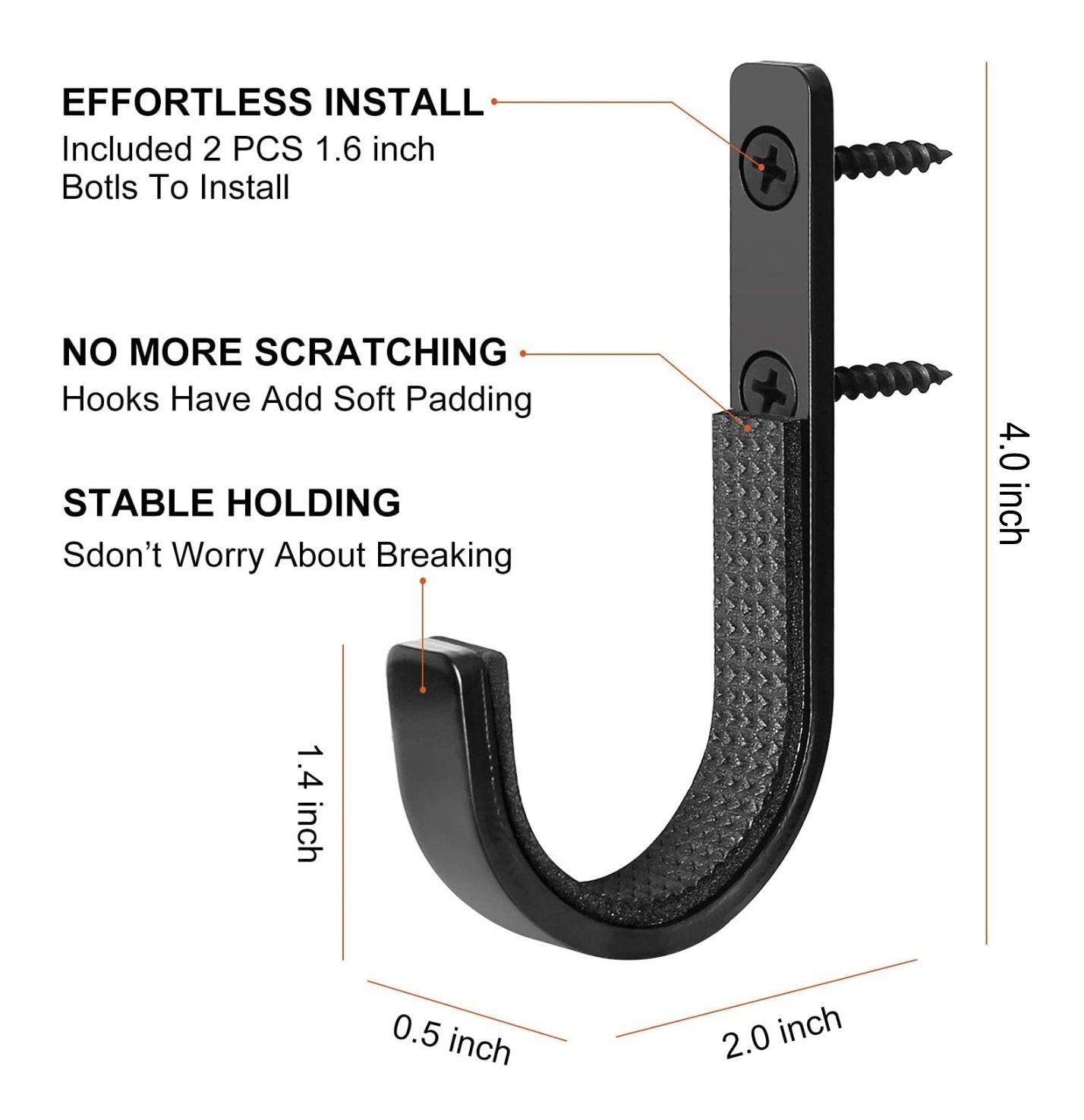 10Pcs Steel Gun Wall Mount Rack Storage Rifles Shotgun Hooks Hangers Archery Bow