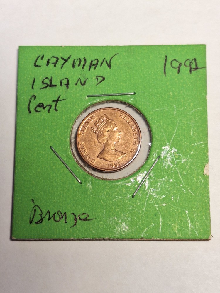 1992 Cayman Islands 1 Cent, Nice Condition!
