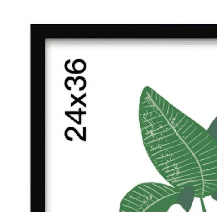 Mainstays 24x36 Basic Black Poster Frame Free & Fast Shipping Black poster frame