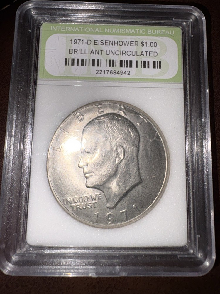 1971 D Eisenhower One Dollar Brilliant Uncirculated