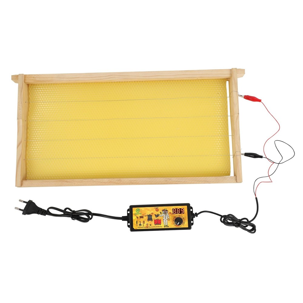 Adjustable Voltage 3-24V Beekeeping Electric Embedder Wax Wire Black