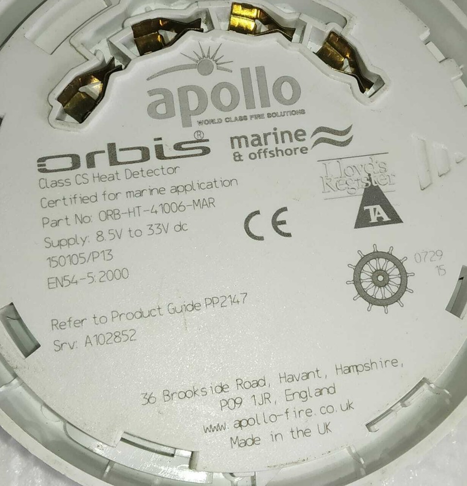 APOLLO ORB-HT-41006-MAR ORBIS CLASS CS HEAT DETECTOR