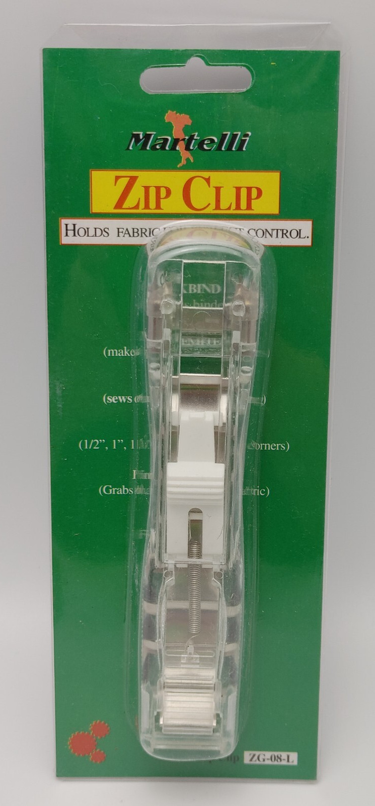 Martelli Quilting Tools Lot ZIP BIND ZIP CLIP Binding Fabric + Training DVD