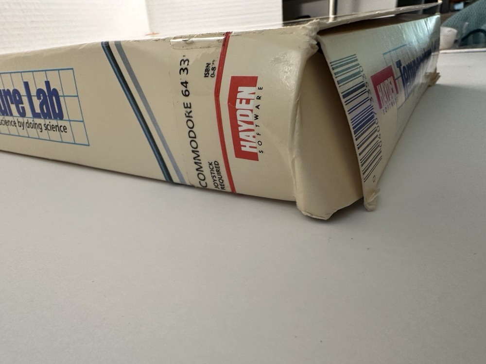 Vintage Temperature Lab Software Commodore 64 Hayden Software 1985 Science Disc