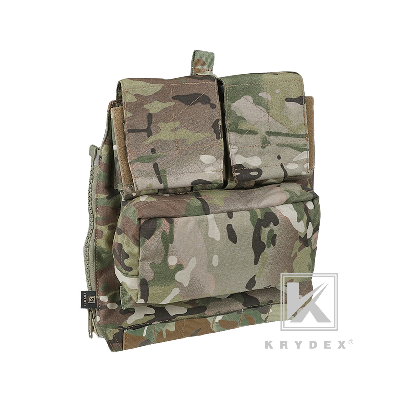 KRYDEX Tactical Zip-on Pack Panel Back for CPC JPC2.0 Plate Carrier MC Camo