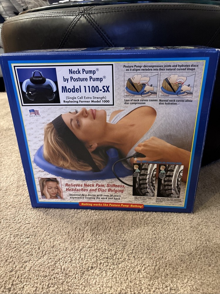 Neck Pump by Posture Pump Model 1100-SX Cervical Disc Hydraytor