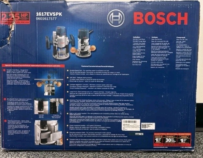 Bosch 1617EVSPK Plunge and Fixed-base Router Kit