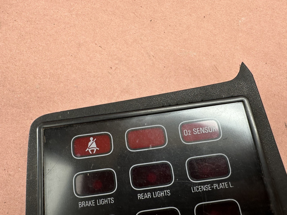 BMW E24 633CSI Check Unit Control Panel OEM #83255