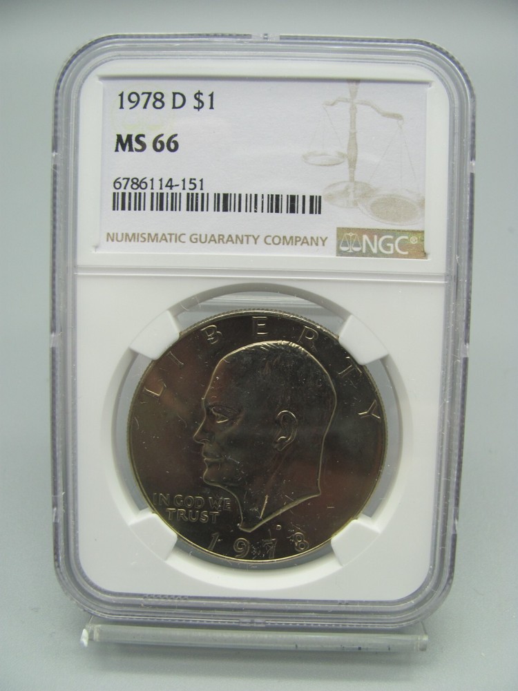 1978-D Eisenhower 'Ike' Dollar NGC MS 66