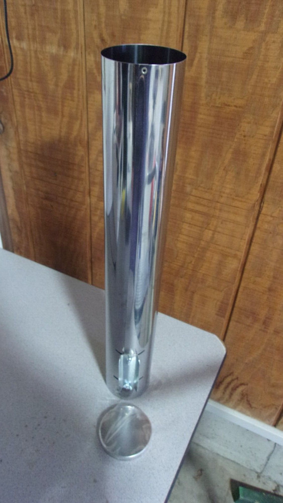 BULK CUP HOLDER DISPENSOR CHROME WALL MMOUNTABLE WITH LID ADJUSTABLE SIZES