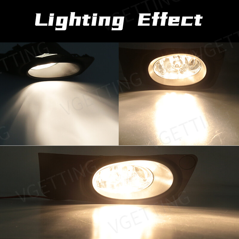 For Honda Fit (Jazz Shuttle) 2011-2016 Fog Light Front Bumper Lamp w/ Bulb Cable