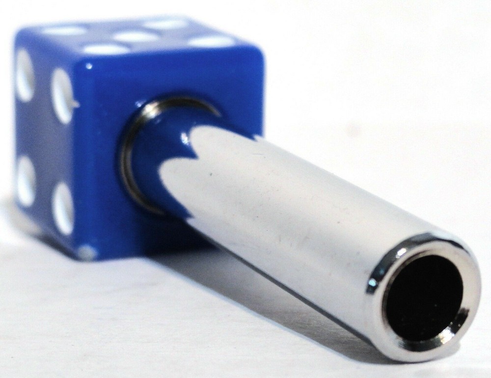 Door Lock Knobs Blue Dice Screw on Inside Threaded 10-32 Plastic UP#70043