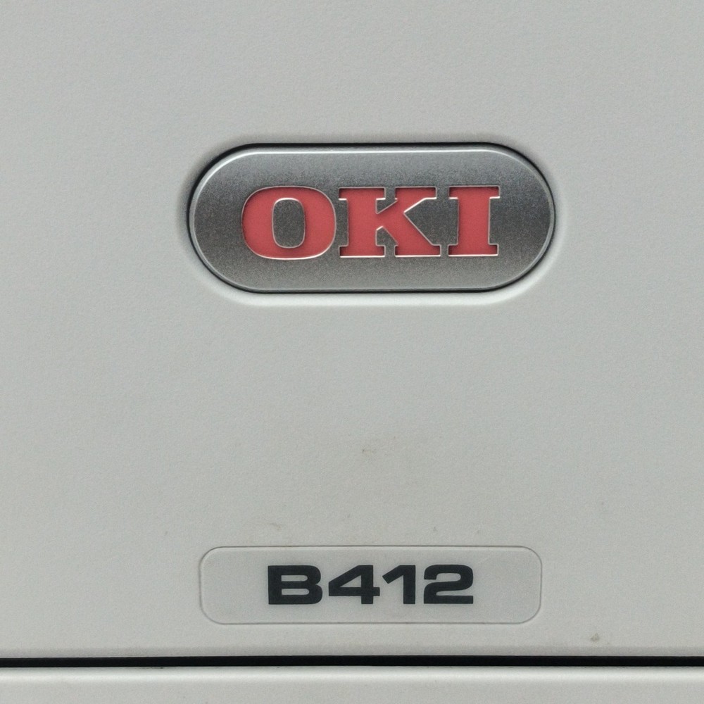 Oki B412 N22500A Networkable Duplex Monochrome Laser Printer W/ Cord