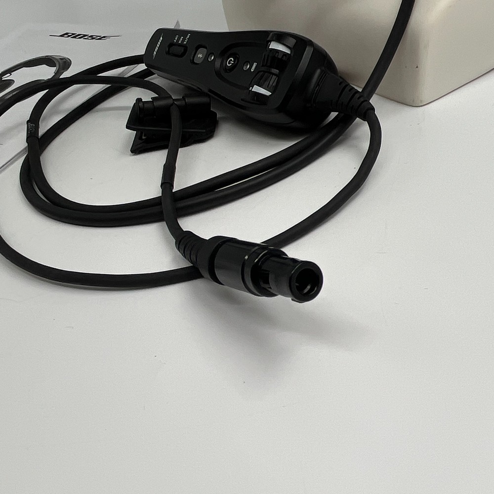 Bose A20 ANR Aviation Headset Single Lemo 6 Pin Plug With Bluetooth