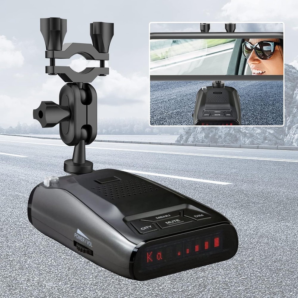 360-Degree Adjustable Radar Detector Mount for Uniden Models - Effortless Setup