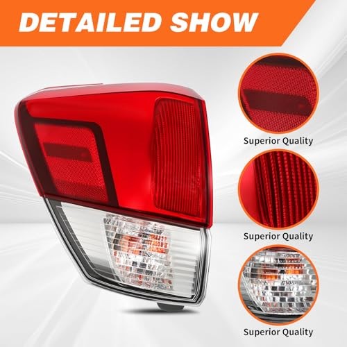 Driver Side Tail Light Assembly Compatible with Forester 2019 2020 2021 Left