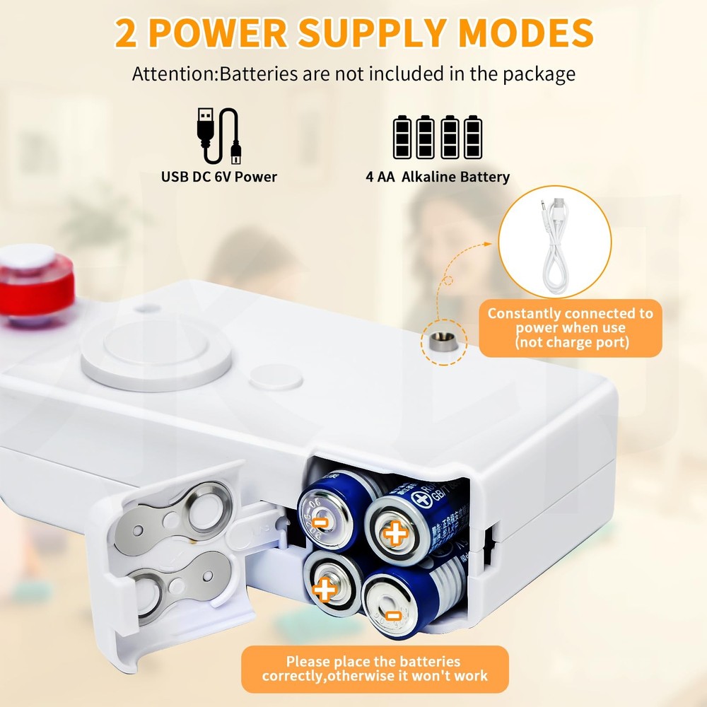 Handheld Sewing Machine for Beginners Adult,Portable Cordless Single Thread E...