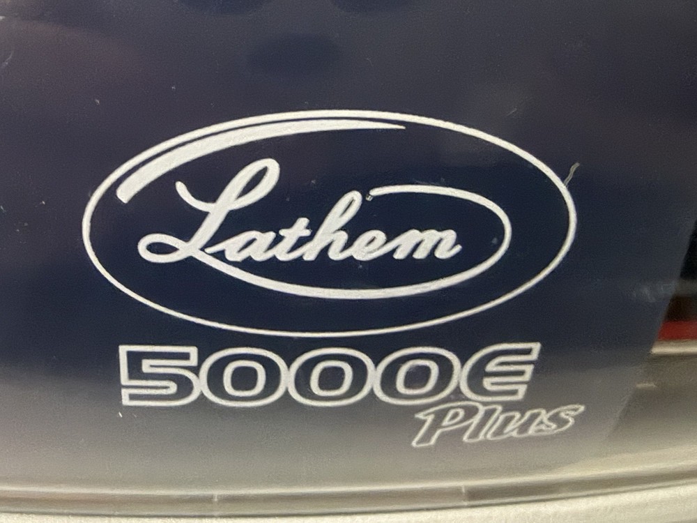 Lathem 5000E Plus Electronic Time Clock Punch Clock TESTED Works No Key