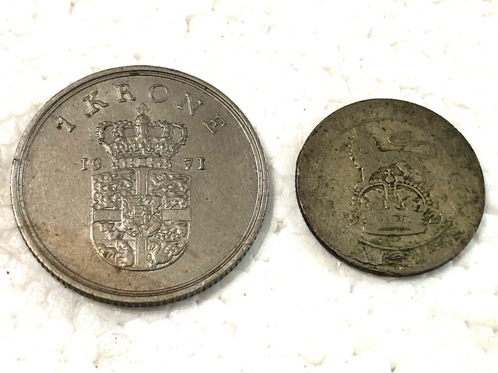 Old Denmark Coin Money Denmark