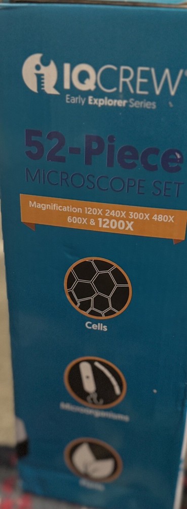 NEW IQCREW Early Explorer Series PC MICROSCOPE SET Discovery Series