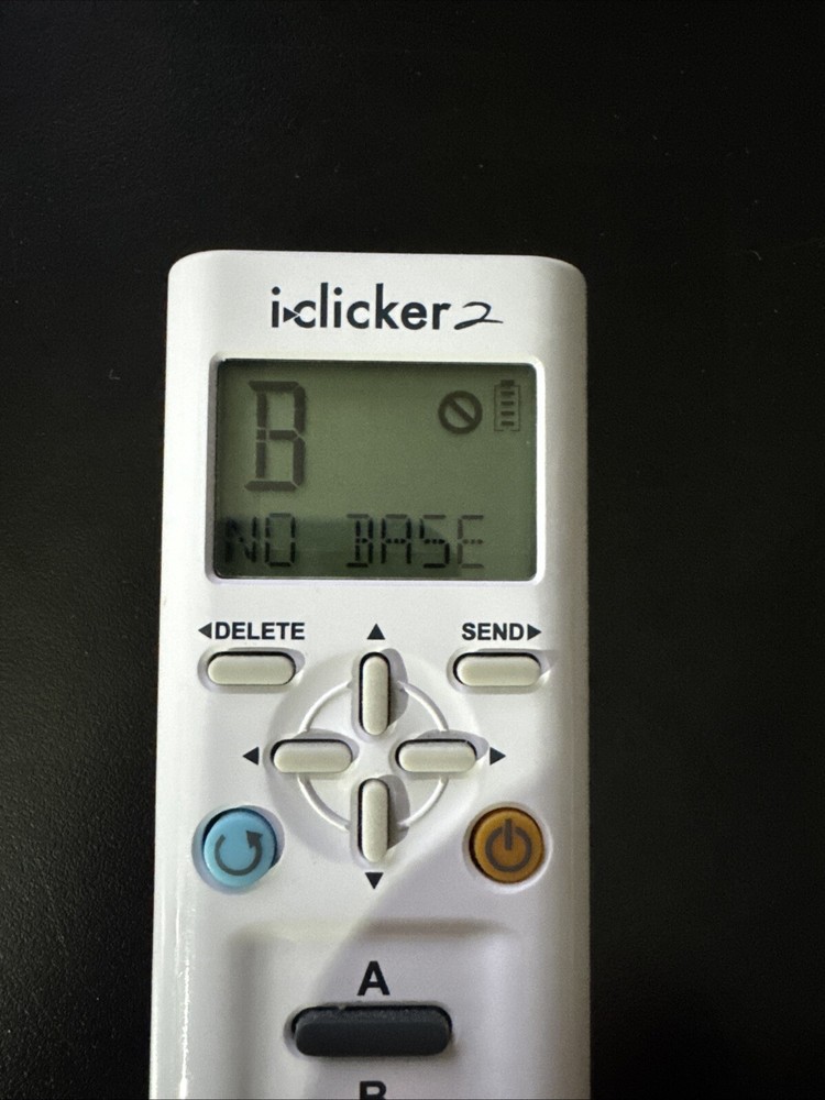 iClicker 2 Student Remote Classroom Response Controller White