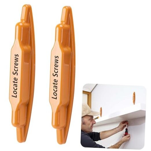 moonoom 2 Pcs Stud Finder Magnet, Powerful Magnetic Stud Detector, Compact 2Pc