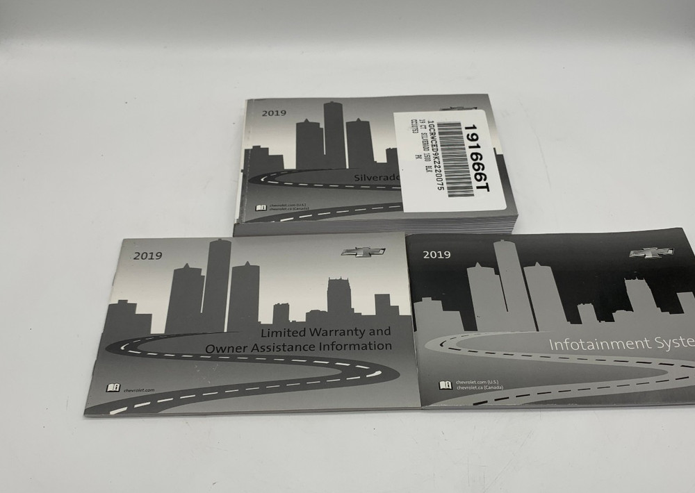2019 Chevy Silverado Owners Manual Set OEM