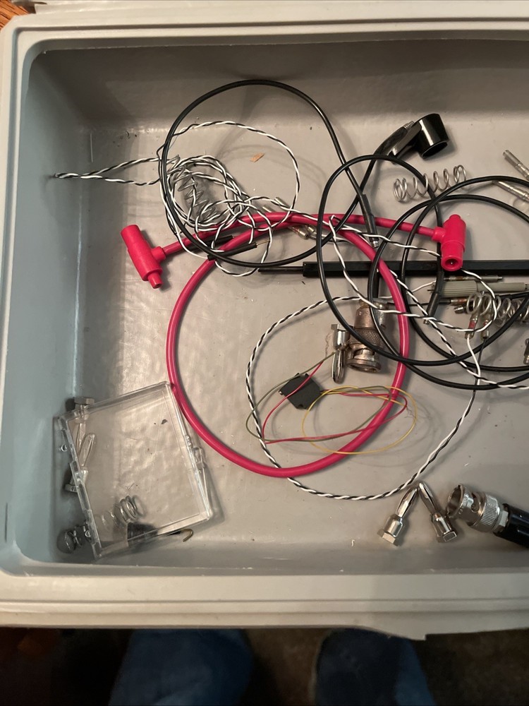 Electronics Toolbox With Tools, Various Tools, Various Testing Equipment See Pic