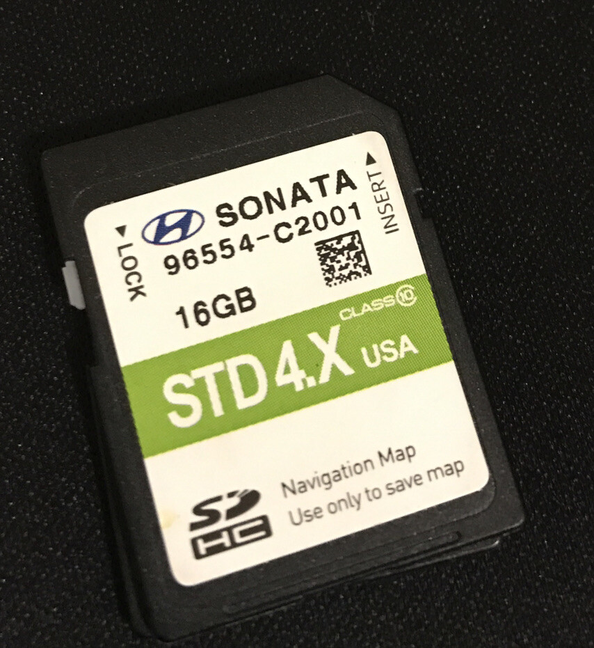 2015  SONATA NAVIGATION SD CARD MAP GPS OEM 96554-C2001