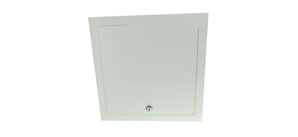 Elmdor Metal Wall/Ceiling Access Panel Rounded Corners Galvanized 14” Squared