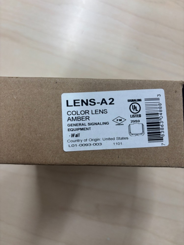 System Sensor LENS-A2 Amber Wall Mount Lens