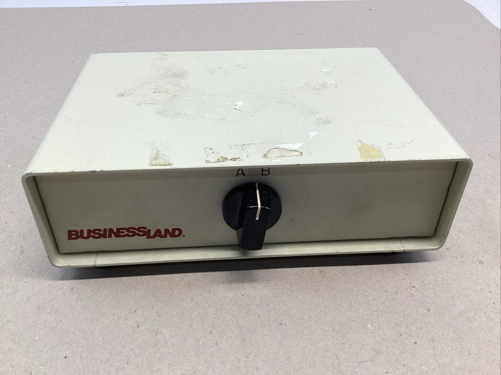 Vintage Businessland A And B SWITCH BOX