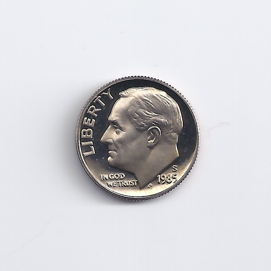 1985-S   PROOF DIME