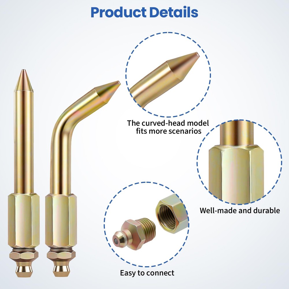 Grease Gun Needle Tips Set 7PCS Hardware Accessory Dispenser set