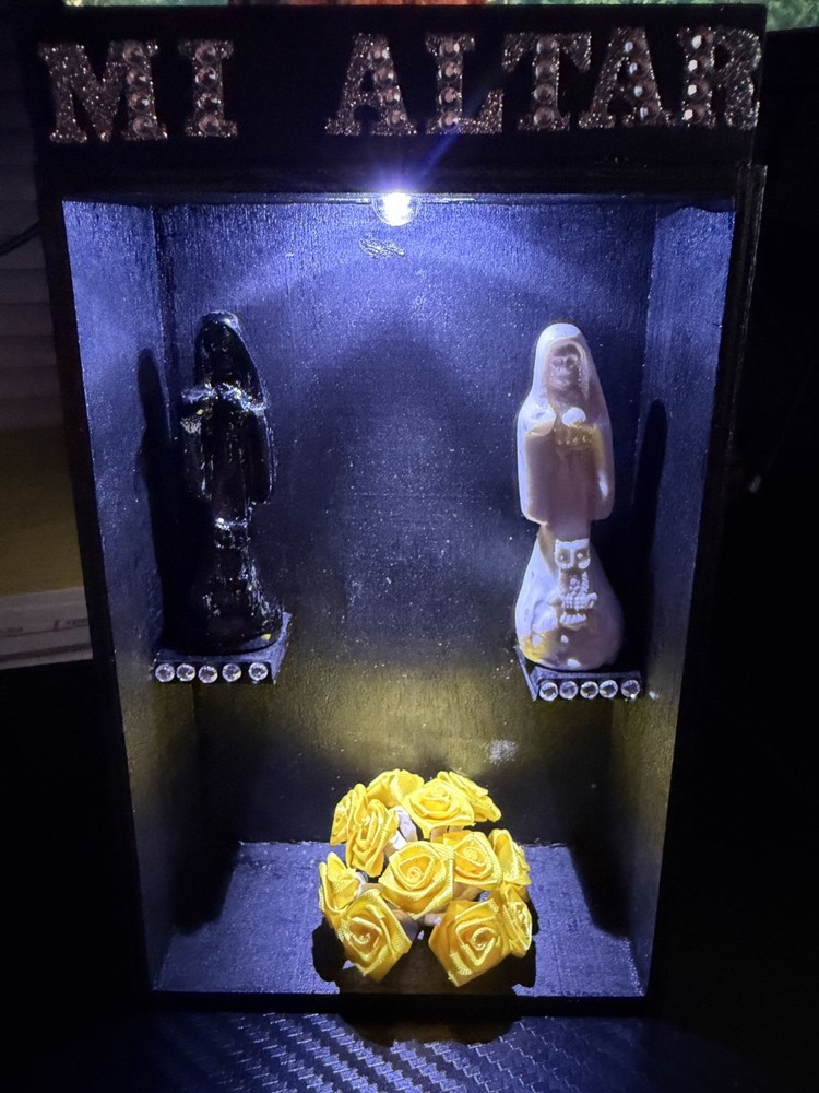 Handmade Santa Muerte Mini Altar