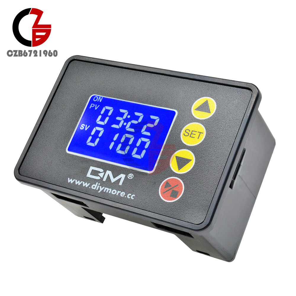 1.37" Digital LCD Microcomputer Relay Time Controller Module DC12/24V AC110-220V