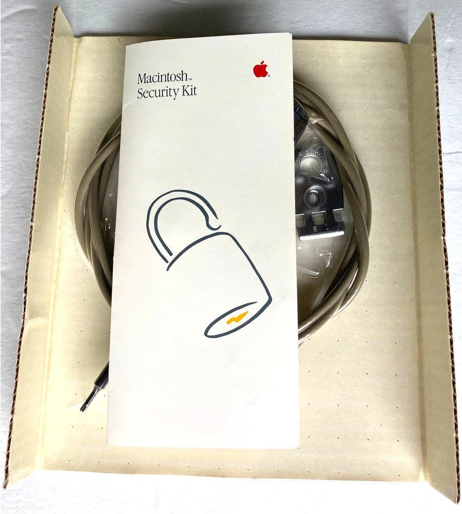 Apple Computer Macintosh Mac Security Lock Kit M0201 Inside Factory Sealed NOS
