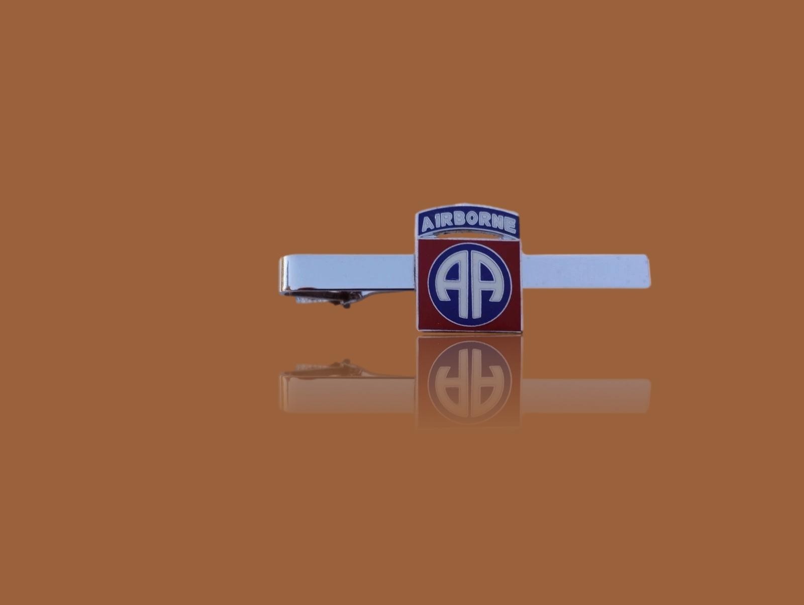 U.S MILITARY 82nd AIRBORNE DIVISION TIE BAR TIE TAC MADE IN THE U.S.A