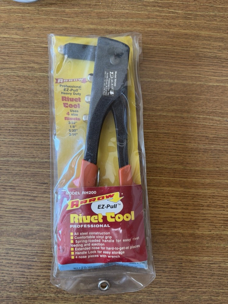 Arrow E-Z Pull Riveter Rivet Tool Model RH200 New In Package