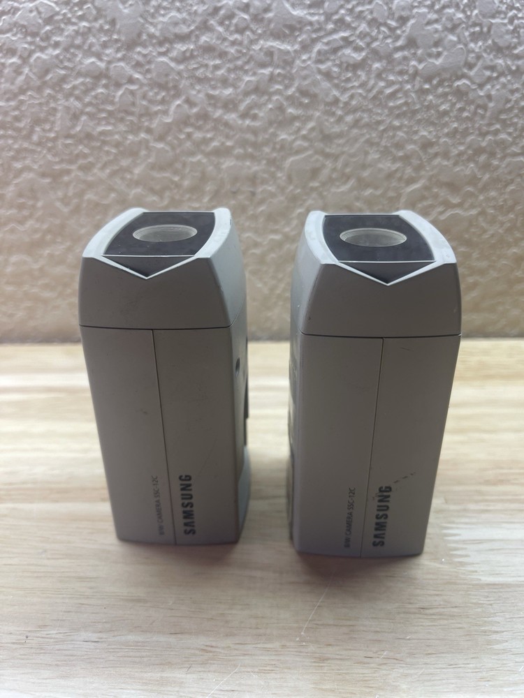 Lot (2) Samsung B/W Camera SSC-12C untested