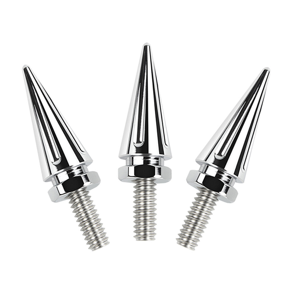 Chrome 3X Windscreen Windshield Screws for Harley 96-up Touring Electra Glide