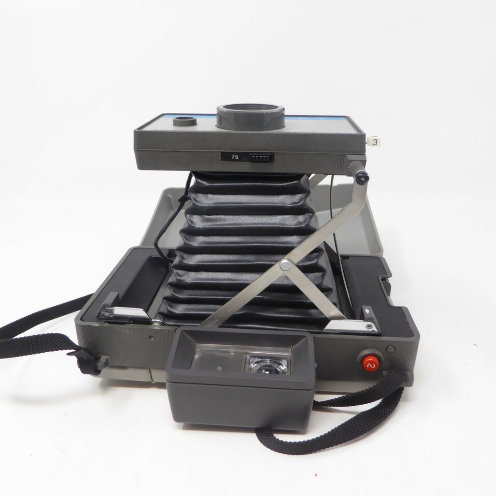 Polaroid 210 Land Camera Flash Hard Case Manuals Self Timer BUNDLE
