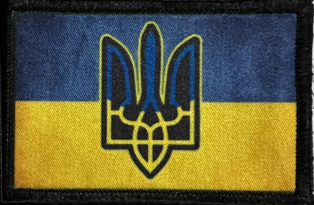Postage Stamp Zelensky Ukraine Morale Patch ARMY