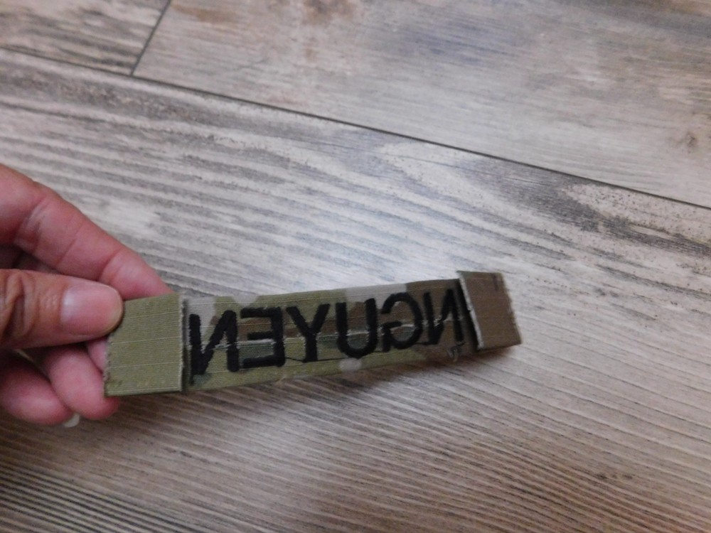 US ARMY MULTICAM /OCP NAME PATCH " NGUYEN"