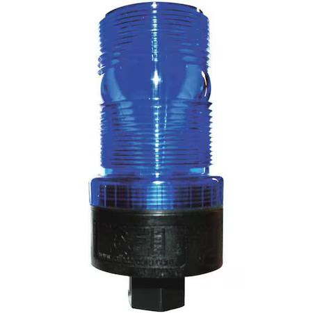 Railhead Gear M490-Led B Warning Strobe, Blue, Led, 120Vac