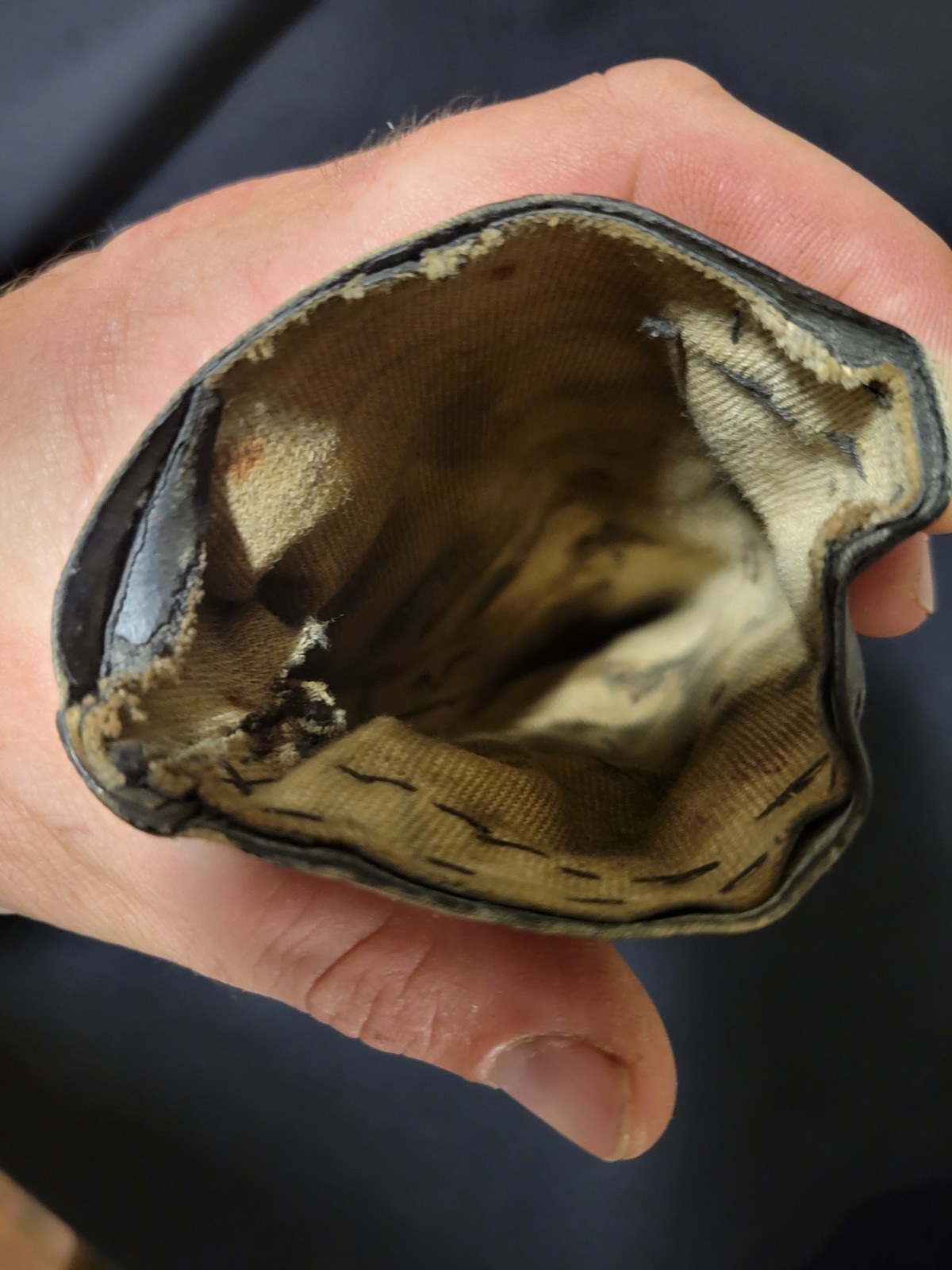 Vtg Original Civil War era Colt Holster Possibly union Leather Gun Pistol