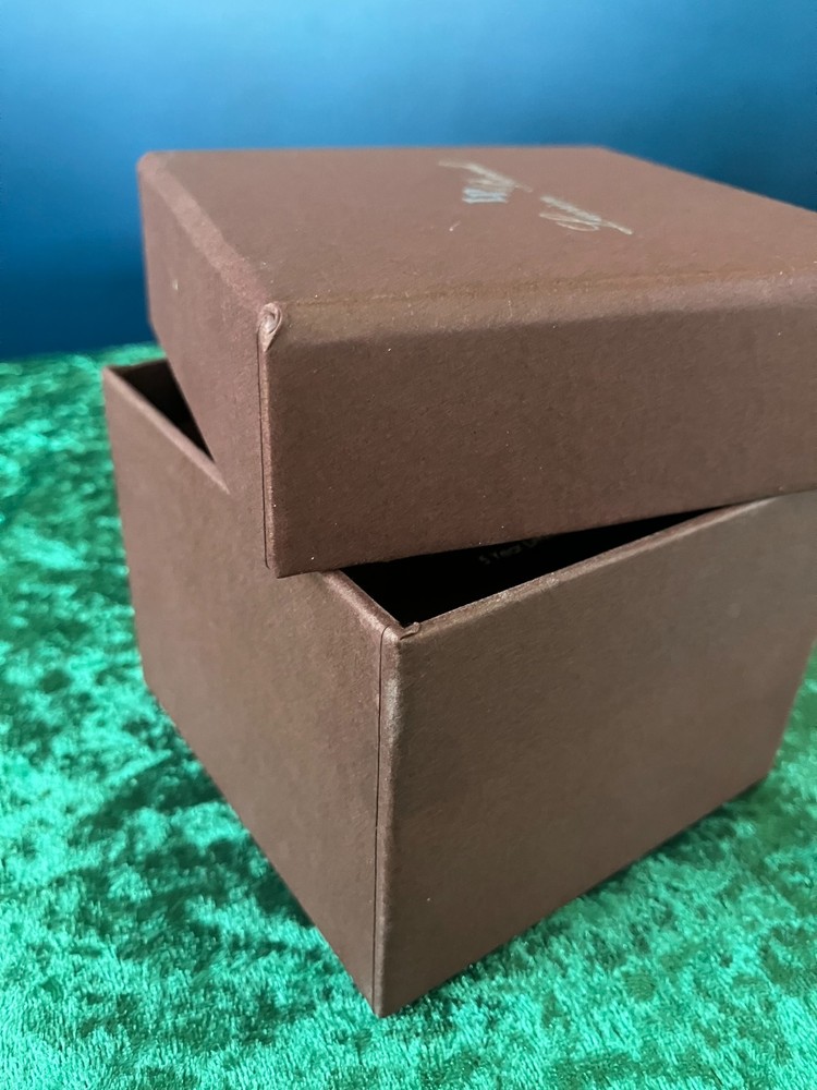 Lucian Piccard Watch Box & Booklet, Brown Empty Box