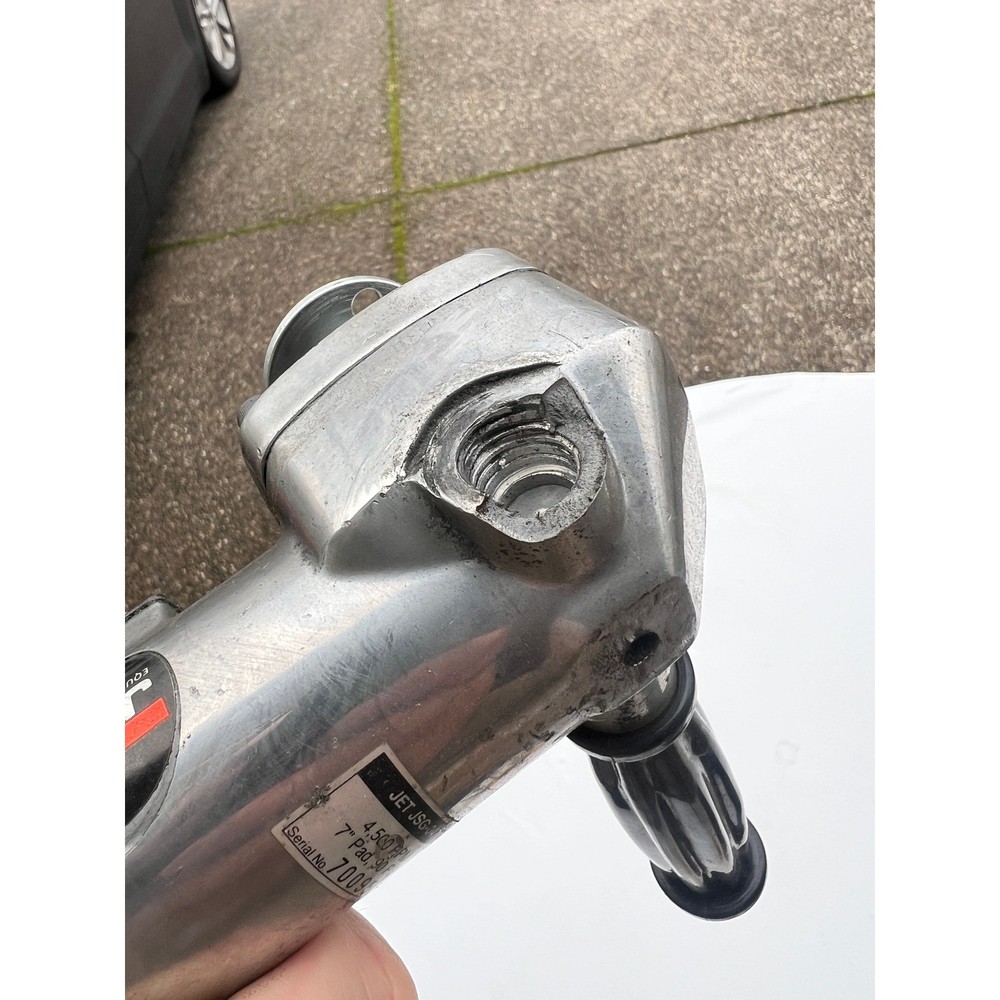 JET JSG-0470, 7" Angle Sander 4500 RPM 90 PSI with Defect Left Handle Socket