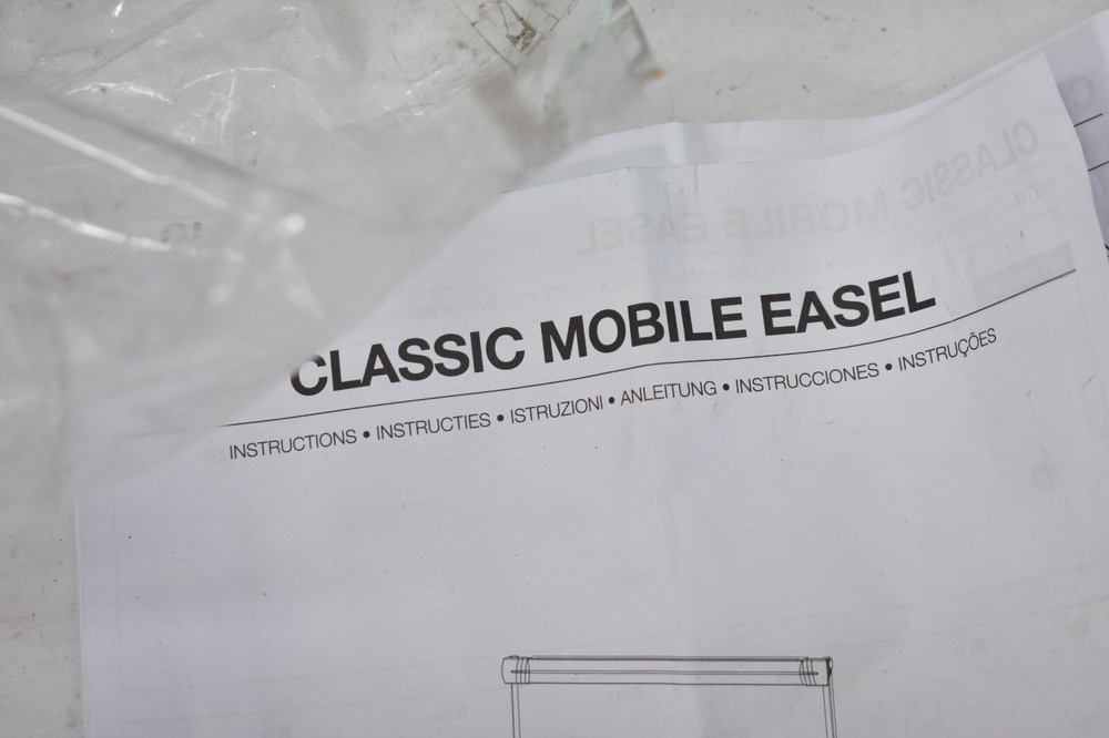Classic Style Mobile Easel Assembly Kit Stand Installation Whiteboard Pack